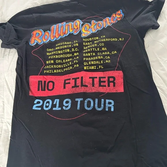 Rolling Stones Black T-Shirt - Picture 3 of 3